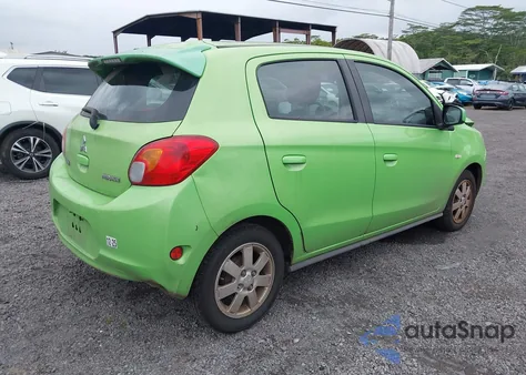 2014 Mitsubishi Mirage De z USA, uszkodzony, nr VIN ML32A3HJ6EH002948